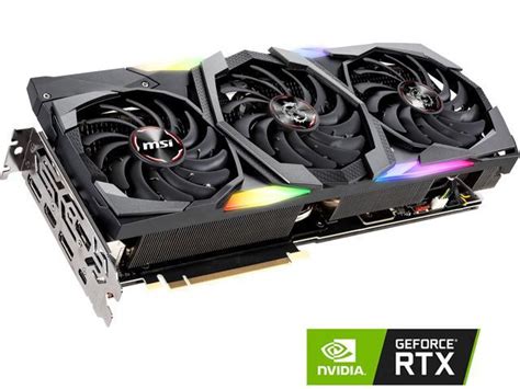Find many great new & used options and get the best deals for msi geforce gtx 1660 super ventus xs 6gb gddr6 graphics card (g166svxsc) at the best online prices at ebay! MSI GeForce RTX 2080 TI GAMING X TRIO Video Card - Newegg.com