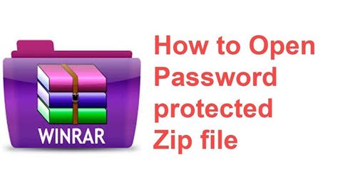 How To Open Password Protected Rar Or Zip File Without Password In