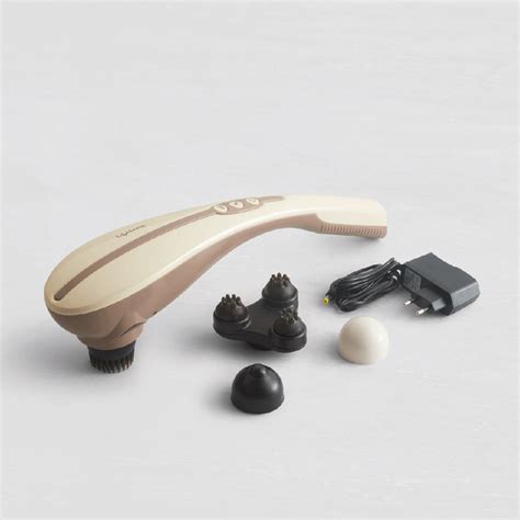 Lifelong Rechargeable Tapping Body Massager With 3 Attachments Cord Less Lifelong Online