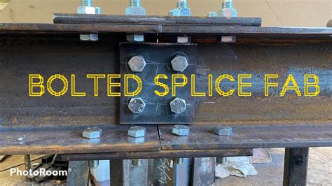 Bolted Steel Beamcolumn Splice Straight Joint Connection 203uc46