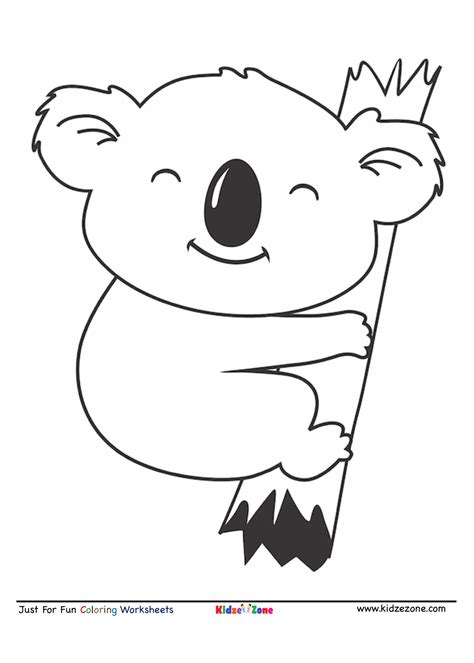 Download and print these the koala brothers coloring pages, tv & film for free. Koala cartoon Coloring Page - KidzeZone