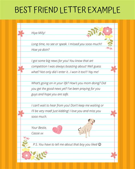 How To Write A Letter To Your Best Friend 8 Steps ️ Imagine Forest