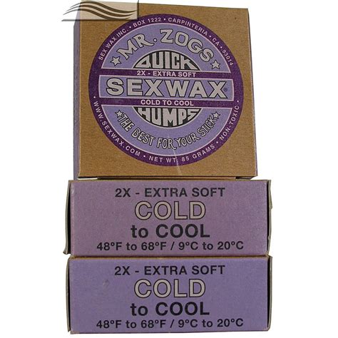 Mr Zogs Sex Wax Original Extra Cold Purple 3 Pack Wax Surfing