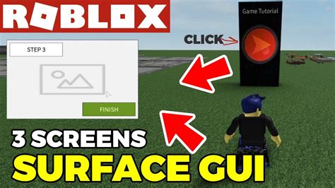 Roblox Scripting Gui An Interactive Surface Gui By Clicking A Block 3