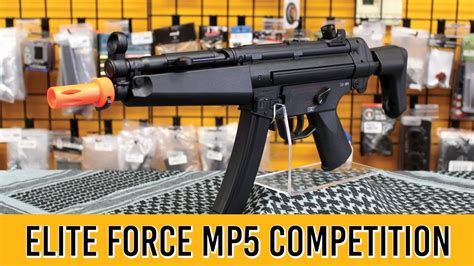 Elite Force Handk Mp5 A4 A5 Competition Airsoft Gun Review Youtube