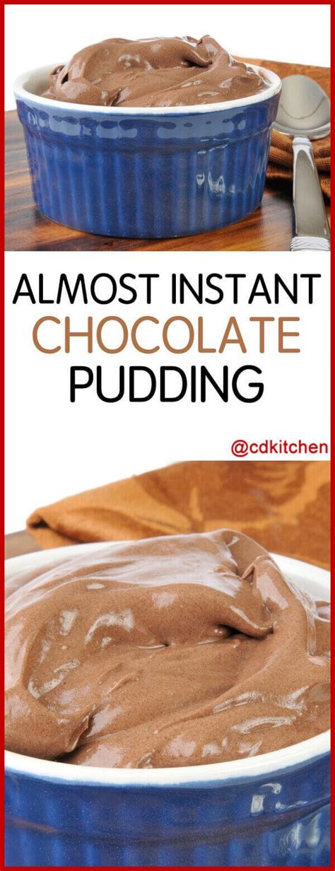 An ode to the classic flavor of chocolate. Almost Instant Chocolate Pudding - Made with evaporated ...