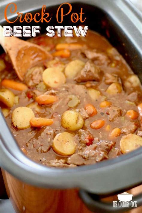 My favorite cozy, hearty, comforting beef stew recipe — easy to make in the instant pot or crock pot, and always so delicious. The Best Crock Pot Beef Stew (+Video) | The Country Cook ...