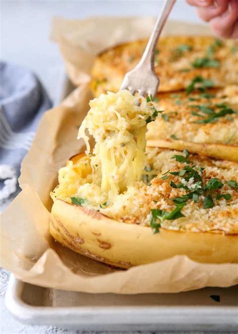Twice Baked Spaghetti Squash And Cheese Completely Delicious