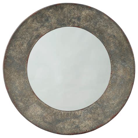 Signature Design By Ashley Accent Mirrors A8010147 Carine Distressed