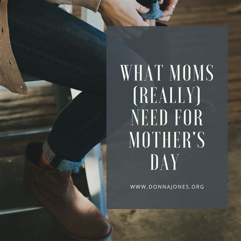 We did not find results for: What Moms (Really) Need for Mother's Day | Donna Jones