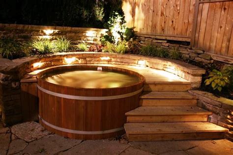 Cedar Hot Tub Picture Gallery Hot Tub Outdoor Hot Tub Backyard