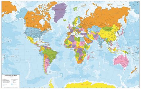 Carte Geografiche Mondo