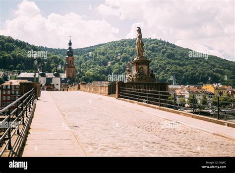 Old Bridge In Heidelberg Germany During The Summer Stock Photo Alamy