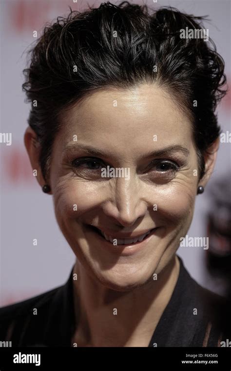 Carrie Anne Moss Attends Netflix Spain Launch Press Conference Featuring Carrie Anne Moss
