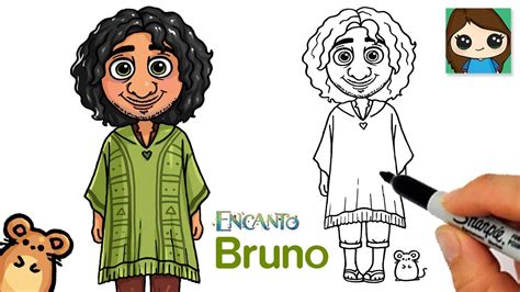 How To Draw Bruno Madrigal 🐀disney Encanto Youtube