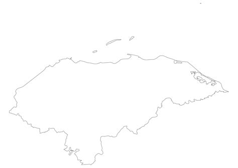 Blank Map Of Honduras Honduras Outline Map Images
