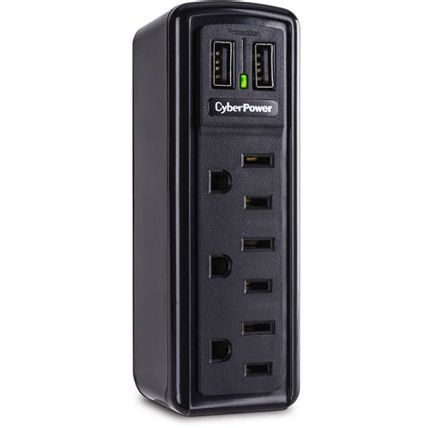 Cyberpower Csp300wu 3 Outlet Wall Tap Surge Protector Csp300wu