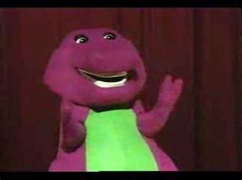 verse 1 barney is a dinosaur from our imagination and when he's tall he's what we call a dinosaur sensation. barney in concert 1 - YouTube