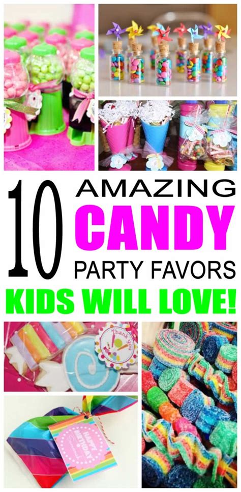 Candy Party Favor Ideas