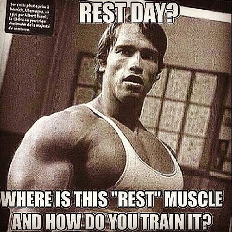 Arnold Swartzeneger Rest Day Wheres Is The Rest Muscle And How Do