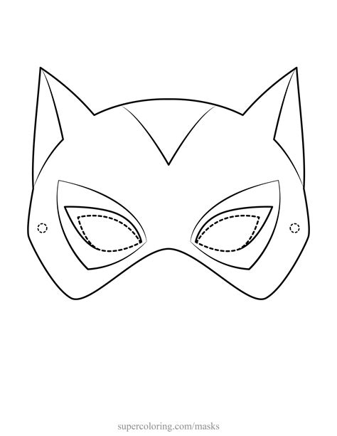 Catwoman Batman Costume Diy Masks Diy Kids Catwoman Mask