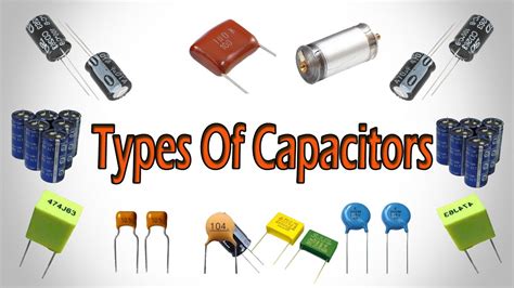 Types Of Capacitor Different Types Of Capacitor Capacitor Types