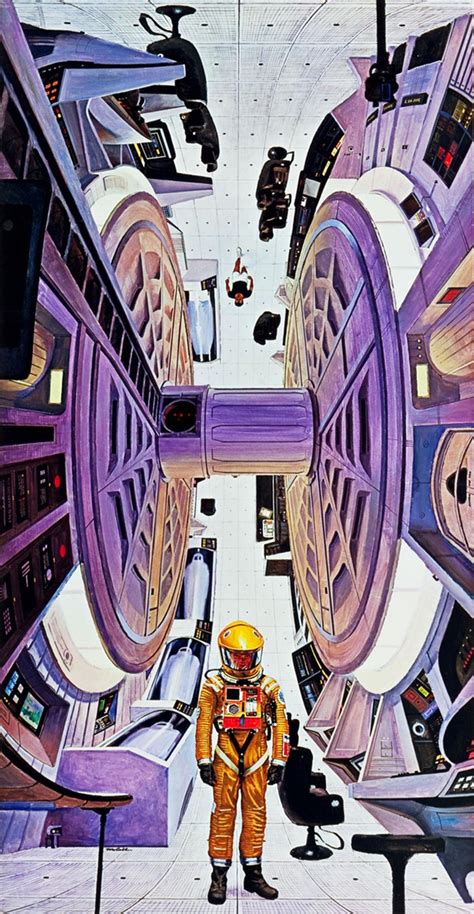 2001 A Space Odyssey Iconic Concept Art By Robert Mccall Circa 1967