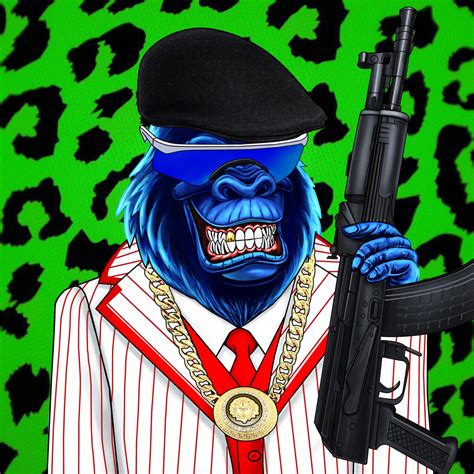 Gangster Gorillas 3371 Nft On Solsea
