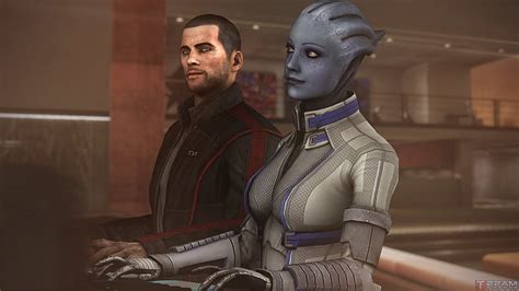 1920x1080px Free Download Hd Wallpaper Commander Shepard Liara