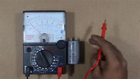 Test A Capacitor With Analog Multi Meter Job