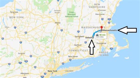 Where Is Oxford Massachusetts Ma Located Map What County Is Oxford