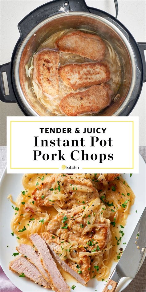 A universal truth of cooking any type of meat in the electric pressure cooker is that you can't get crispy but you can get saucy. How To Make Tender and Juicy Instant Pot Pork Chops | Recipe | Instant pot dinner recipes ...