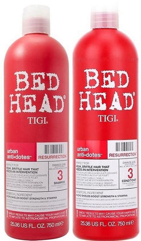 BED HEAD By TIGI Urban Antidotes Resurrection Shampoo Conditioner