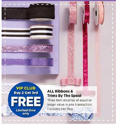 All Ribbons And Trims By The Spool Offer At Spotlight