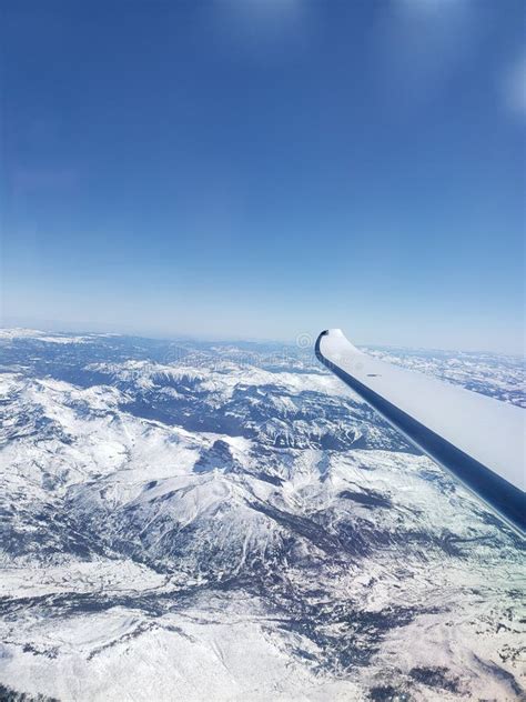 The Rocky Mountains Seen From A Plane Stock Photo Image Of Majestic