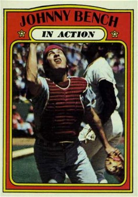 The official facebook page of johnny bench enterprises, representing catcher of the big red. 1972 Topps Johnny Bench #434 Baseball Card Value Price Guide