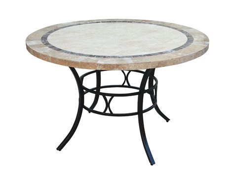 Stone Outdoor Dining Table 120cm Round Sunlong Australia