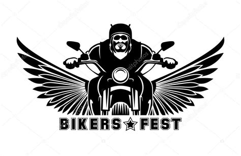 Biker Logo — Stock Vector © Mssa 69936869