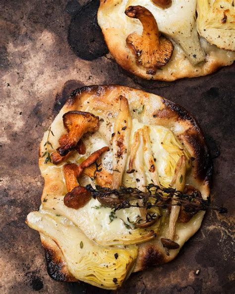 Pure Magic Mushroom And Artichoke Pizzette Nigel Slater Food Cooking Recipes
