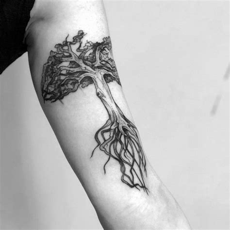 60 Cool Tree Tattoos For Men Nature Inspired Ink Design Ideas