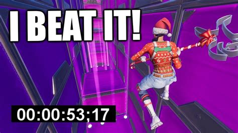 053 World Record On This Low Gravity Deathrun Fortnite Creative