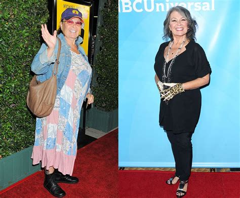 Roseanne Barr From Before And After Celebs Who Have Admitted To Weight