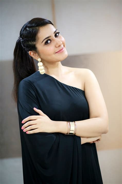 Actress Rashi Khanna Hot In Black Dress Ultra Hd Photos Indian Girls