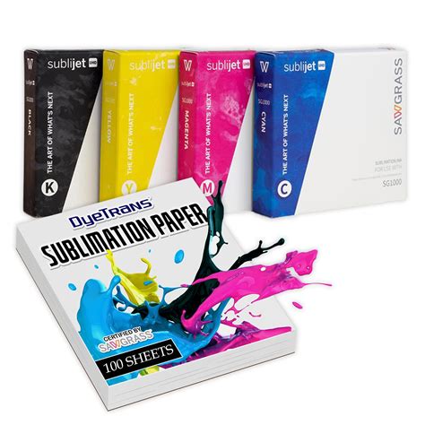 Complete Set Sawgrass SubliJet UHD Ink For Sublimation Printing With