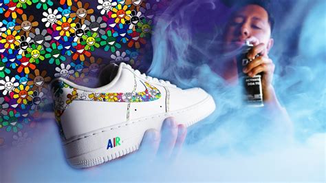 How To Hydro Dip Any Design On A Sneaker Custom Nike Air Force 1s
