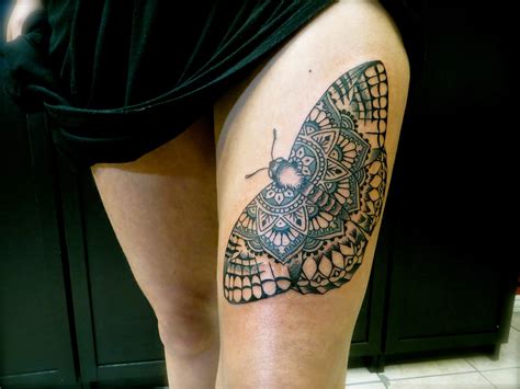 Will Koffman Tattoo Mandala Moth