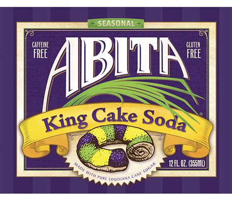 Abita King Cake Soda Crescent Crown Distributing