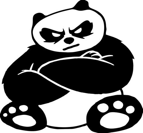 Angry Panda Male Decal Sk Graphix