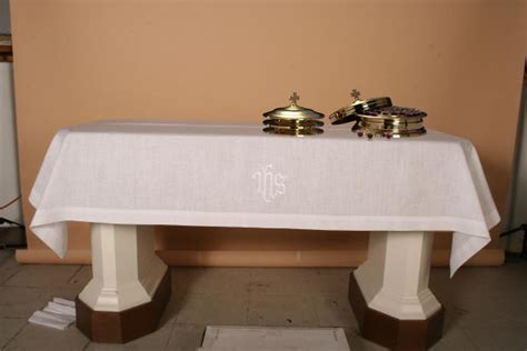 Easy Care Linen Communion Table Cover Church Partner