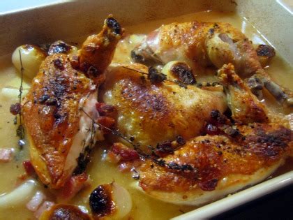 Make this speedy version in just 30 minutes with a few short cuts. barnescubed: bill granger's quick roast chicken with white wine and shallots